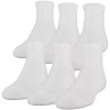 Boys Under Armour 6-Pack Quarter Socks