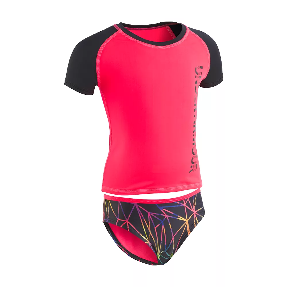 Girls 7-16 Under Armour Prism Rashguard & Bottoms Swimsuit Set 1 Girls 7-16 Under Armour Prism Rashguard & Bottoms Swimsuit Set