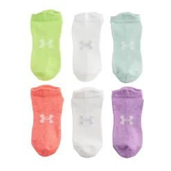Women's Under Armour 6-Pack Essential No-Show Socks -Under Armour Shop 3631558 ALT12