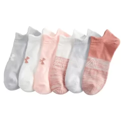 Women's Under Armour 6-Pack Essential No-Show Socks -Under Armour Shop 3631558 ALT13