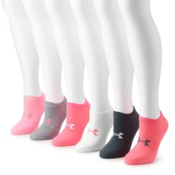 Women's Under Armour 6-Pack Essential No-Show Socks