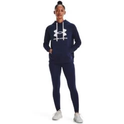 Women's Under Armour Rival Fleece Logo Hoodie -Under Armour Shop 4246170 ALT2