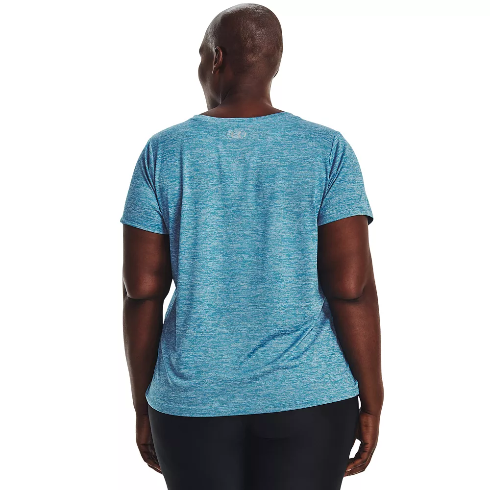 Plus Size Under Armour Tech V-Neck Tee 2 Plus Size Under Armour Tech V-Neck Tee - Image 2