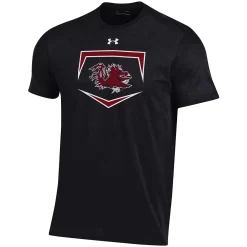 Men's Under Armour Black South Carolina Gamecocks Baseball Base Logo T-Shirt -Under Armour Shop 4449736 ALT2
