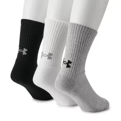 Men's Under Armour 3-pack Crew Training Socks