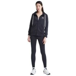 Women's Under Armour Rival Fleece Full-Zip Hoodie -Under Armour Shop 4530111 ALT2