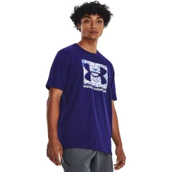 Big & Tall Under Armour Camo Boxed Logo Tee