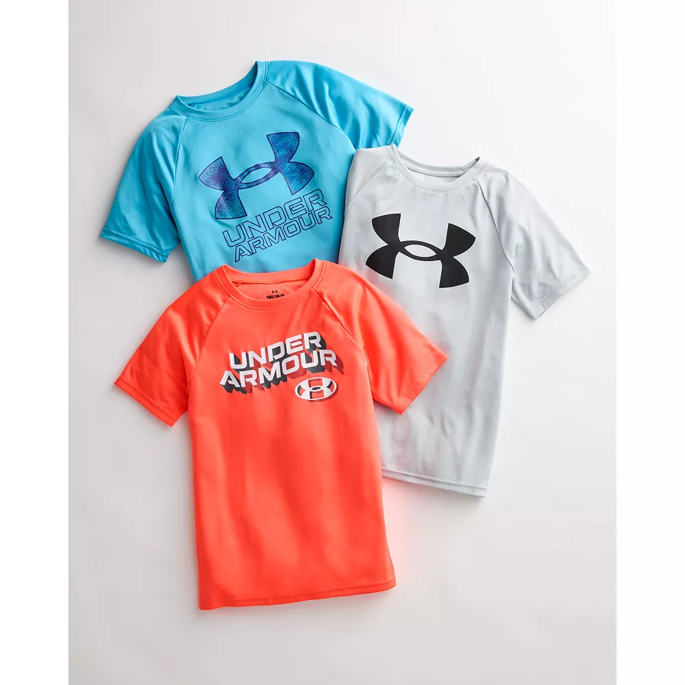 Boys 8-20 Under Armour Hybrid Print Tech Tee 4 Boys 8-20 Under Armour Hybrid Print Tech Tee - Image 4