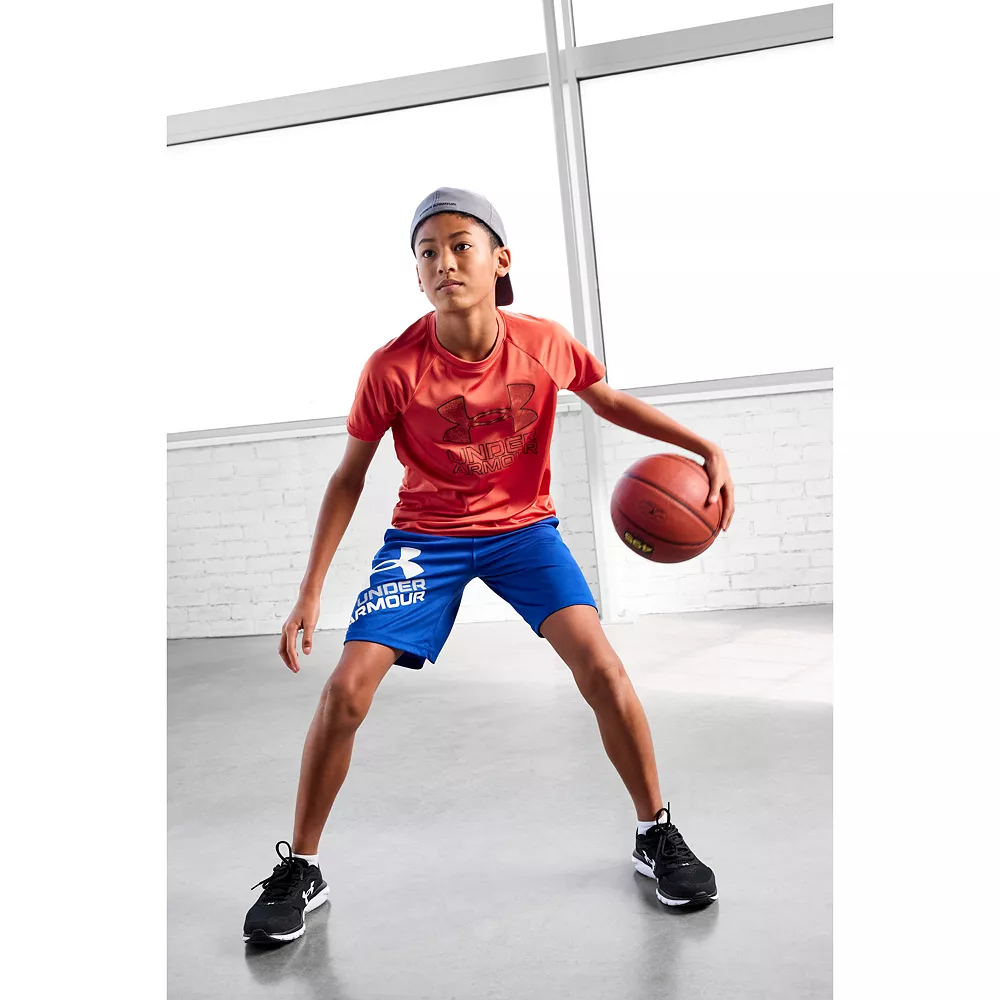 Boys 8-20 Under Armour Hybrid Print Tech Tee 5 Boys 8-20 Under Armour Hybrid Print Tech Tee - Image 5