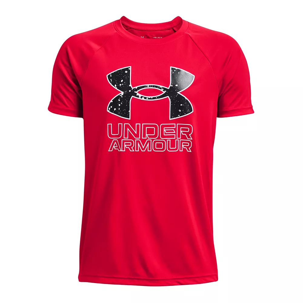 Boys 8-20 Under Armour Hybrid Print Tech Tee 1 Boys 8-20 Under Armour Hybrid Print Tech Tee