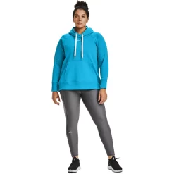 Plus Size Under Armour Rival Fleece Hoodie -Under Armour Shop 4567477 ALT2