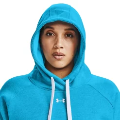 Plus Size Under Armour Rival Fleece Hoodie -Under Armour Shop 4567477 ALT3