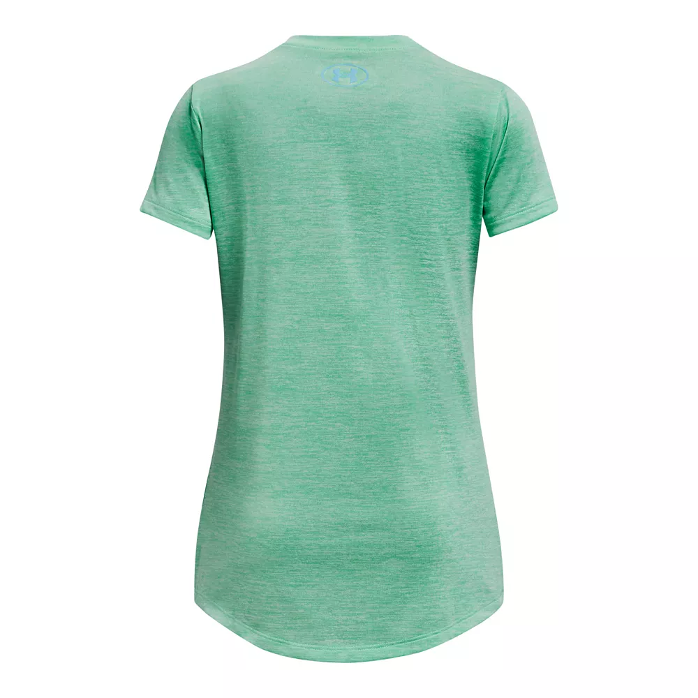 Girls 7-16 Under Armour Big Logo Twist Tech Tee 2 Girls 7-16 Under Armour Big Logo Twist Tech Tee - Image 2