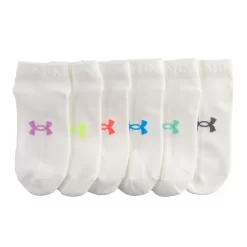 Women's Under Armour 6-Pack Essential Low Cut Socks -Under Armour Shop 4999066 ALT2