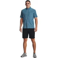 Men's Under Armour Tide Chaser 2.0 Regular-Fit Plaid Performance Button-Down Shirt -Under Armour Shop 5173783 ALT3
