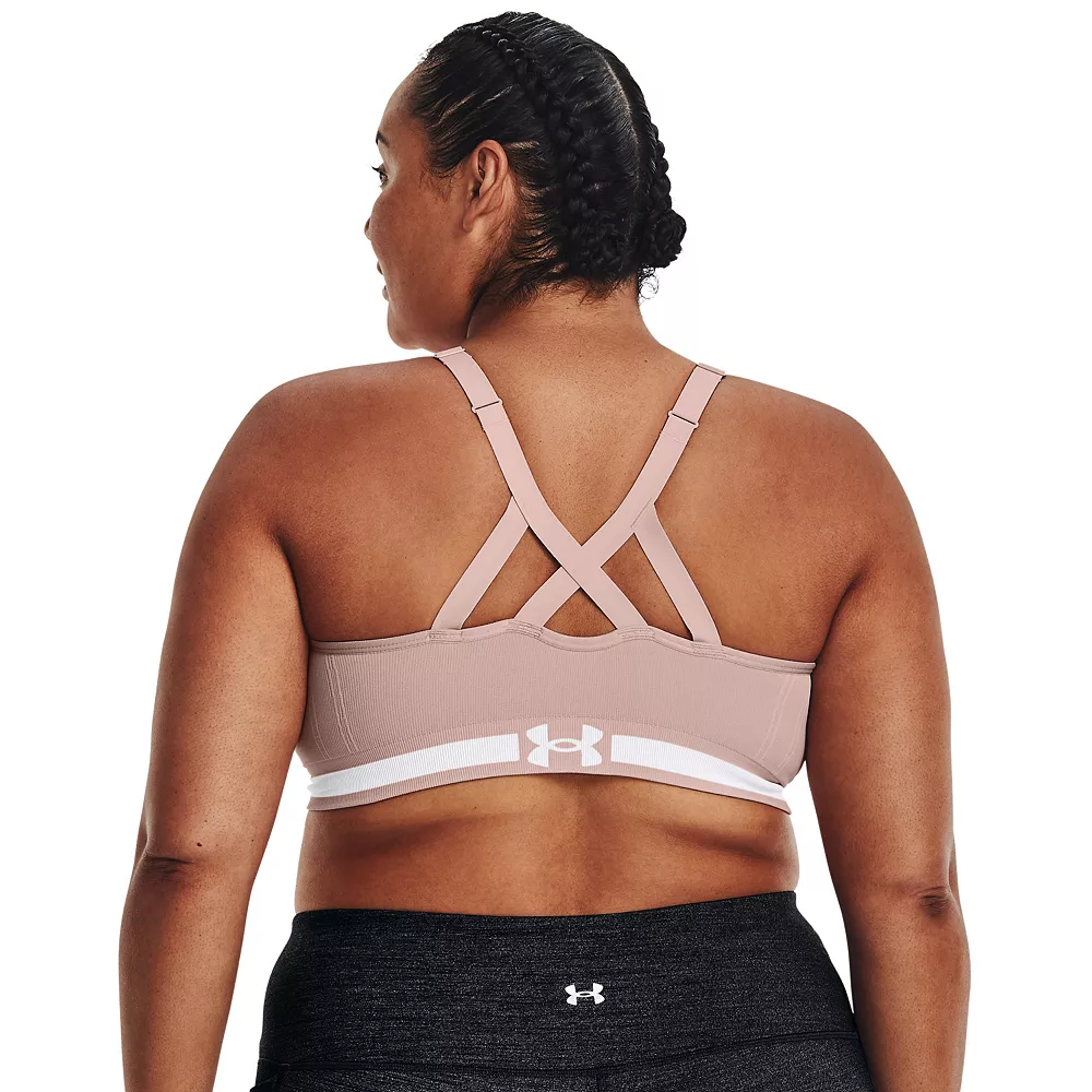 Plus Size Under Armour Seamless Low-Impact Longline Sports Bra 2 Plus Size Under Armour Seamless Low-Impact Longline Sports Bra - Image 2
