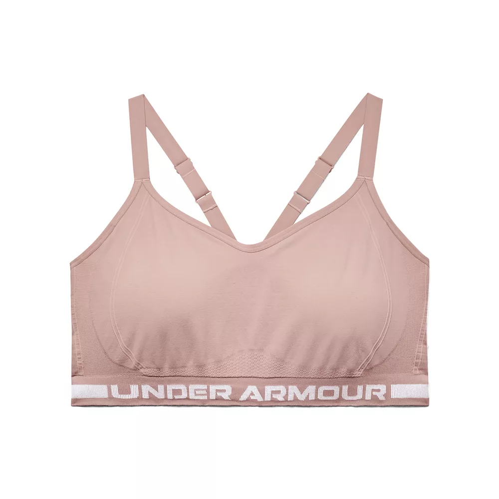 Plus Size Under Armour Seamless Low-Impact Longline Sports Bra 3 Plus Size Under Armour Seamless Low-Impact Longline Sports Bra - Image 3