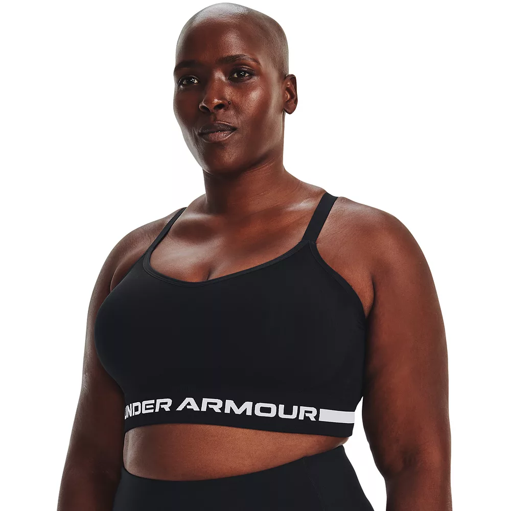 Plus Size Under Armour Seamless Low-Impact Longline Sports Bra 1 Plus Size Under Armour Seamless Low-Impact Longline Sports Bra