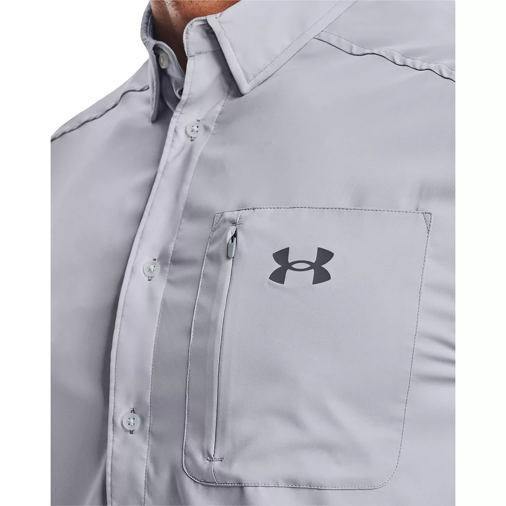 Men's Under Armour Drift Tide 2.0 Fitted Performance Button-Down Shirt 3 Men's Under Armour Drift Tide 2.0 Fitted Performance Button-Down Shirt - Image 3