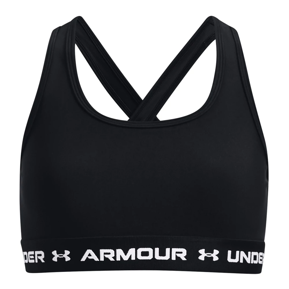 Girls 7-16 Under Armour Crossback Sports Bra 1 Girls 7-16 Under Armour Crossback Sports Bra