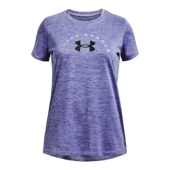 Girls 7-16 Under Armour Twist Arch Logo Tech Tee