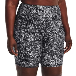 Plus Size Under Armour HeatGear® Printed 8-Inch Bike Shorts