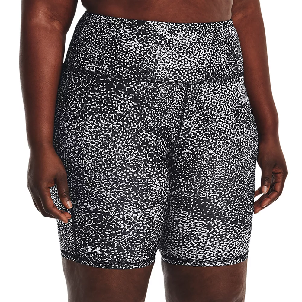 Plus Size Under Armour HeatGear® Printed 8-Inch Bike Shorts 1 Plus Size Under Armour HeatGear® Printed 8-Inch Bike Shorts