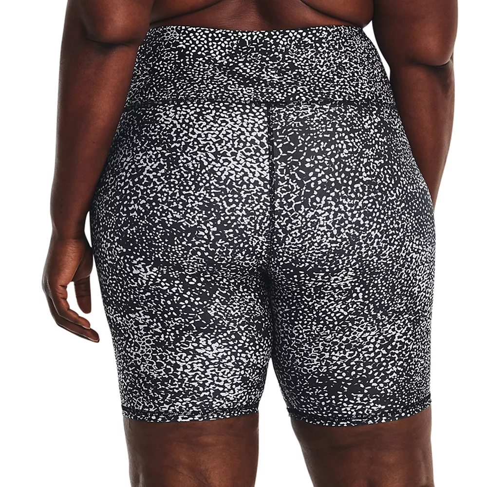 Plus Size Under Armour HeatGear® Printed 8-Inch Bike Shorts 2 Plus Size Under Armour HeatGear® Printed 8-Inch Bike Shorts - Image 2