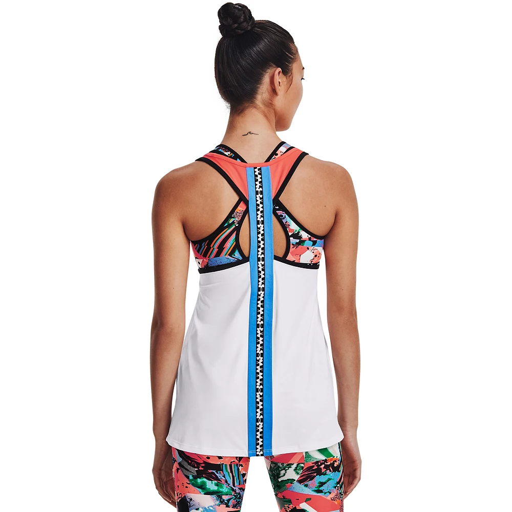 Women's Under Armour Knockout Colorblock Graphic Tank 2 Women's Under Armour Knockout Colorblock Graphic Tank - Image 2