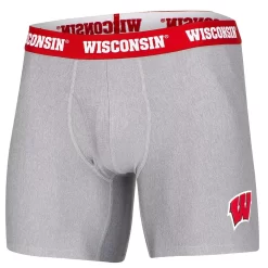 Men's Under Armour Heather Gray Notre Dame Fighting Irish 2021 Sideline Performance Boxer Briefs -Under Armour Shop 5409484 ALT2