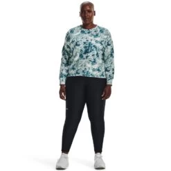 Plus Size Under Armour Rival Terry Printed Crewneck Sweatshirt -Under Armour Shop 5552034 ALT2