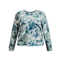 Plus Size Under Armour Rival Terry Printed Crewneck Sweatshirt -Under Armour Shop 5552034 ALT4