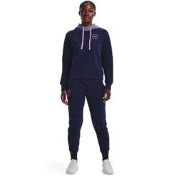 Women's Under Armour Rival Fleece Colorblock Hoodie 8 Women's Under Armour Rival Fleece Colorblock Hoodie -Under Armour Shop 5556876 ALT2