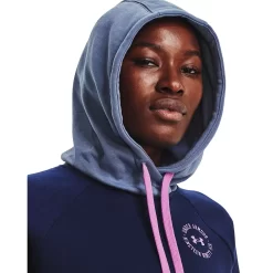 Women's Under Armour Rival Fleece Colorblock Hoodie 9 Women's Under Armour Rival Fleece Colorblock Hoodie -Under Armour Shop 5556876 ALT3