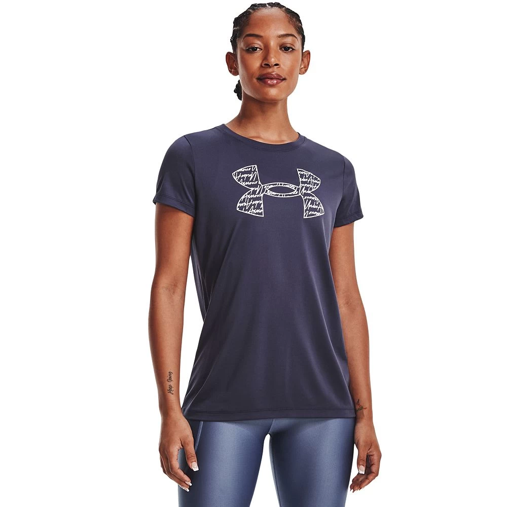 Women's Under Armour UA Tech™ Script Logo Tee 1 Women's Under Armour UA Tech™ Script Logo Tee