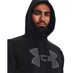 Big & Tall Under Armour Big Logo Fleece Hoodie -Under Armour Shop 5564232 ALT3