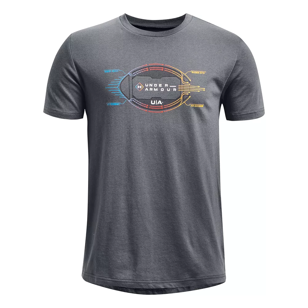 Boys 8-20 Under Armour Schematic Football Tee 1 Boys 8-20 Under Armour Schematic Football Tee