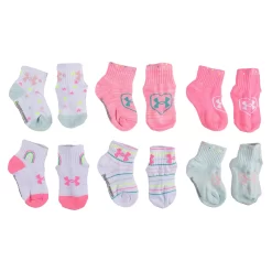 Baby / Toddler Girl Under Armour 6-Pack Hearts & Stars Ankle Socks -Under Armour Shop 5569562 ALT2