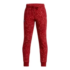 Boys 8-20 Under Armour Printed Rival Fleece Joggers