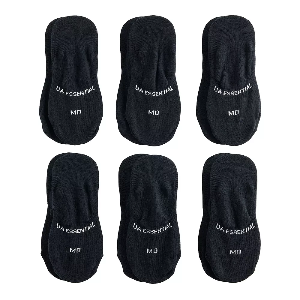 Women's Under Armour Essential Ultra Low-Tab Performance Socks 6-Pack 2 Women's Under Armour Essential Ultra Low-Tab Performance Socks 6-Pack - Image 2