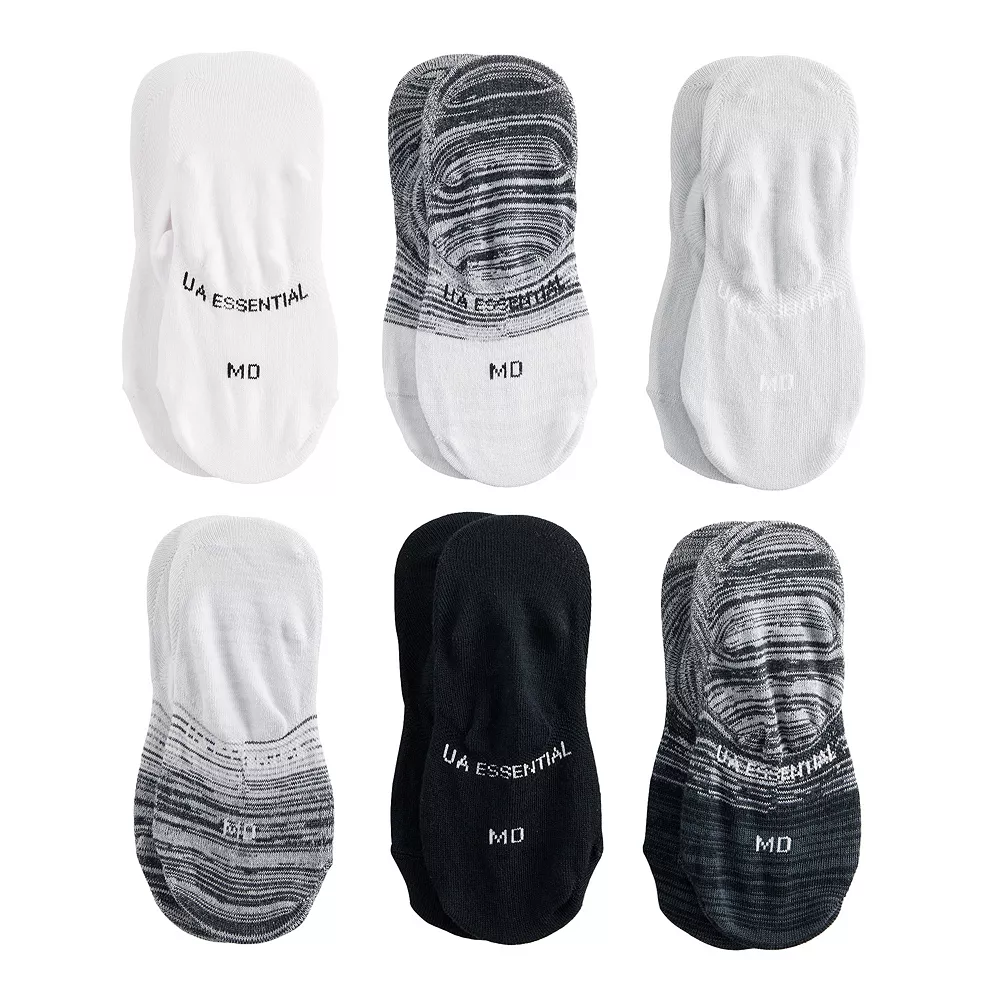 Women's Under Armour Essential Ultra Low-Tab Performance Socks 6-Pack 3 Women's Under Armour Essential Ultra Low-Tab Performance Socks 6-Pack - Image 3