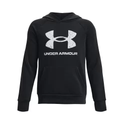 Boys 8-20 Under Armour Big Logo Fill Rival Fleece Hoodie