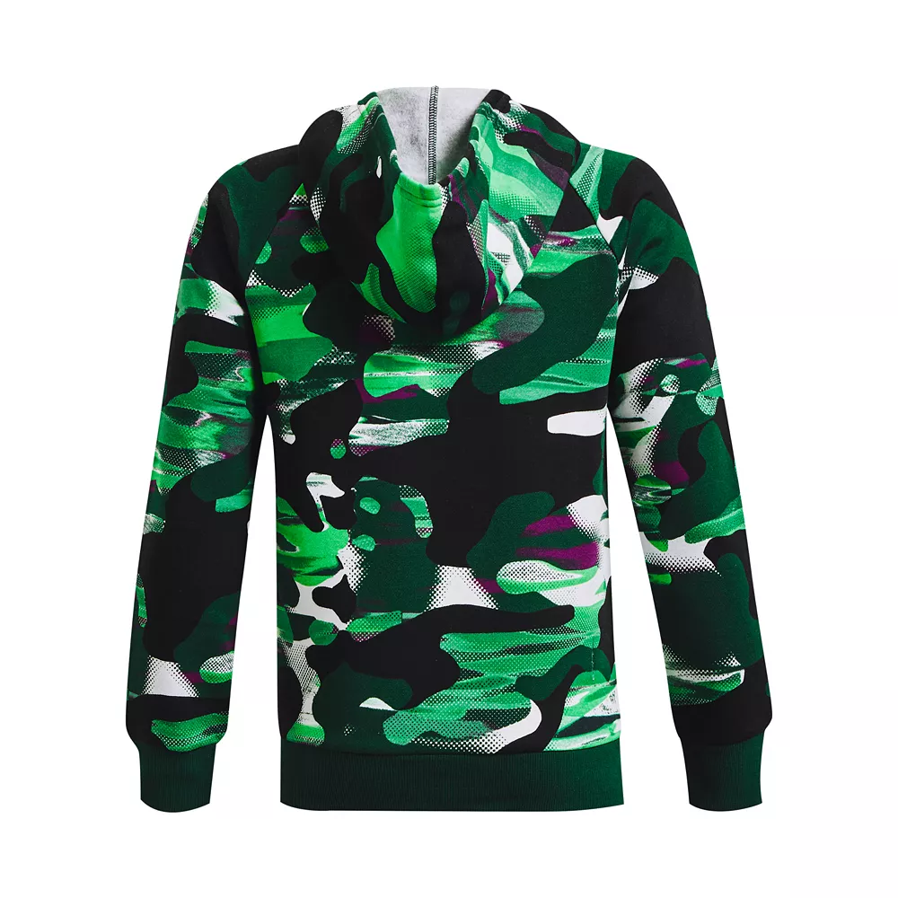 Boys 8-20 Under Armour Printed Rival Fleece Hoodie 2 Boys 8-20 Under Armour Printed Rival Fleece Hoodie - Image 2