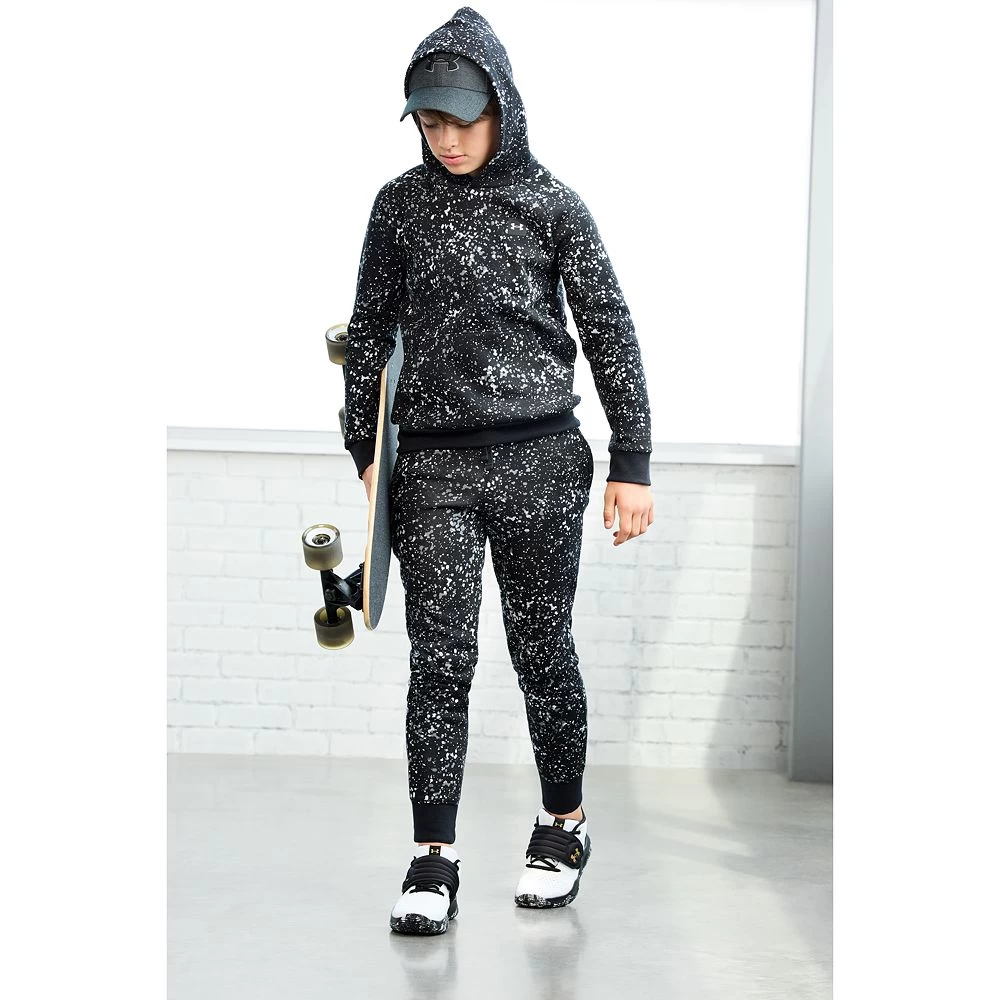 Boys 8-20 Under Armour Printed Rival Fleece Hoodie 3 Boys 8-20 Under Armour Printed Rival Fleece Hoodie - Image 3