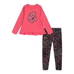 Girls 4-6x Under Armour Microbe Tee & Leggings Set