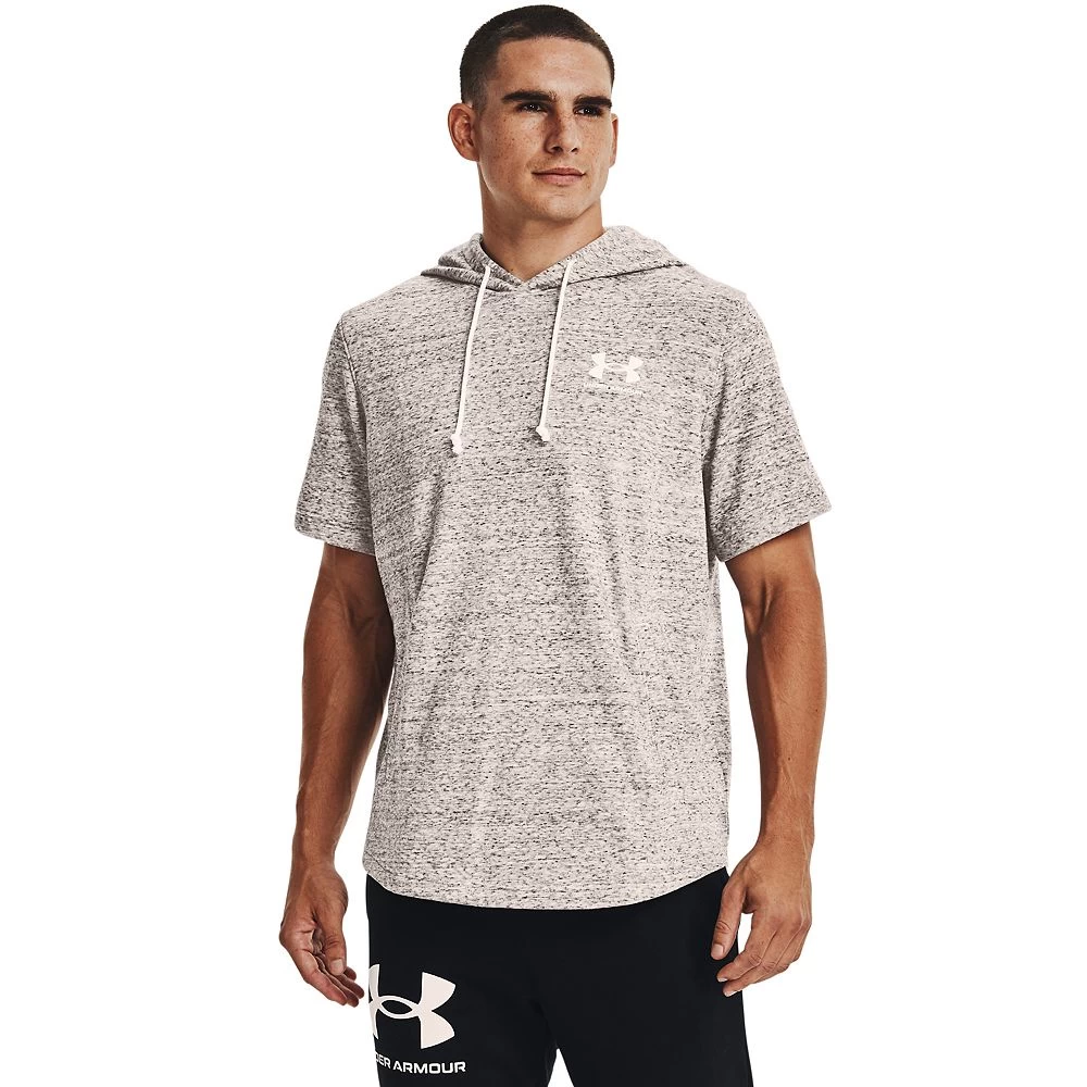 Men's Under Armour Rival Terry Short Sleeve Hoodie 1 Men's Under Armour Rival Terry Short Sleeve Hoodie