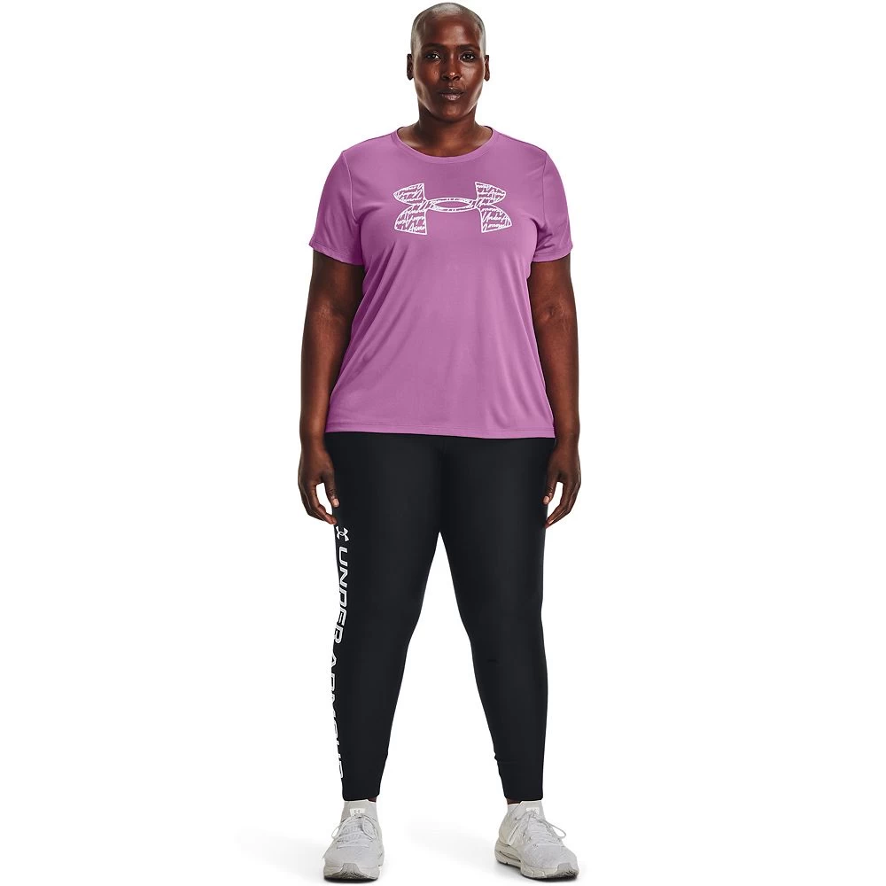 Plus Size Under Armour Tech™ Script Logo Tee 3 Plus Size Under Armour Tech™ Script Logo Tee - Image 3