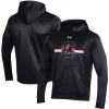 Men's Under Armour Black South Carolina Gamecocks Logo Stripe Fleece Pullover Hoodie