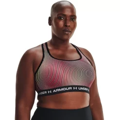 Plus Size Under Armour Crossback Medium-Impact Sports Bra