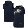 Men's Under Armour Navy Navy Midshipmen Game Day Tech Sleeveless Hoodie